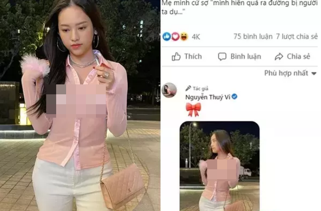 Dù ai nói ngả nói nghiêng, Thúy Vi vẫn cứ đam mê áo xuyên thấu phản cảm.