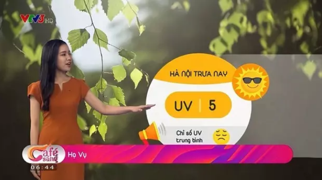 Nguyễn Trang Hạ Vy (sinh năm 2000) cũng là nữ MC thời tiết từng gây sốt MXH nhờ sở hữu ngoại hình xinh đẹp cùng học vấn đáng ngưỡng mộ.