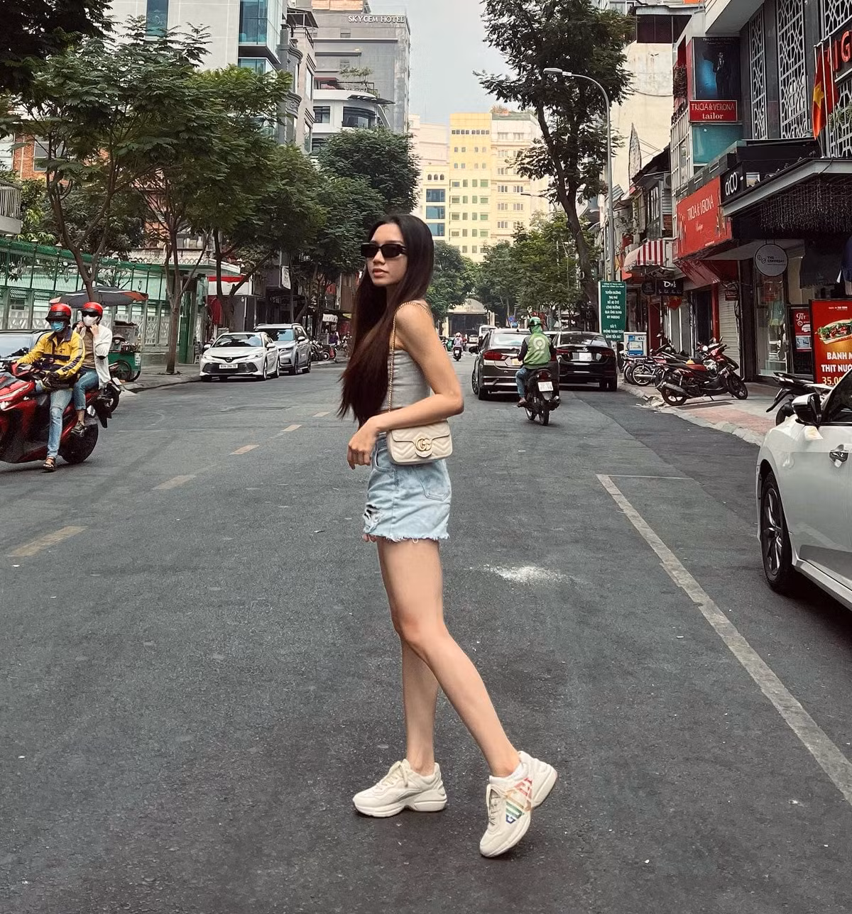 Trên trang cá nhân, hot girl Trinh Võ thường xuyên chia sẻ những khoảnh khắc tập luyện, lan toả tinh thần tập luyện tới những người xung quanh.