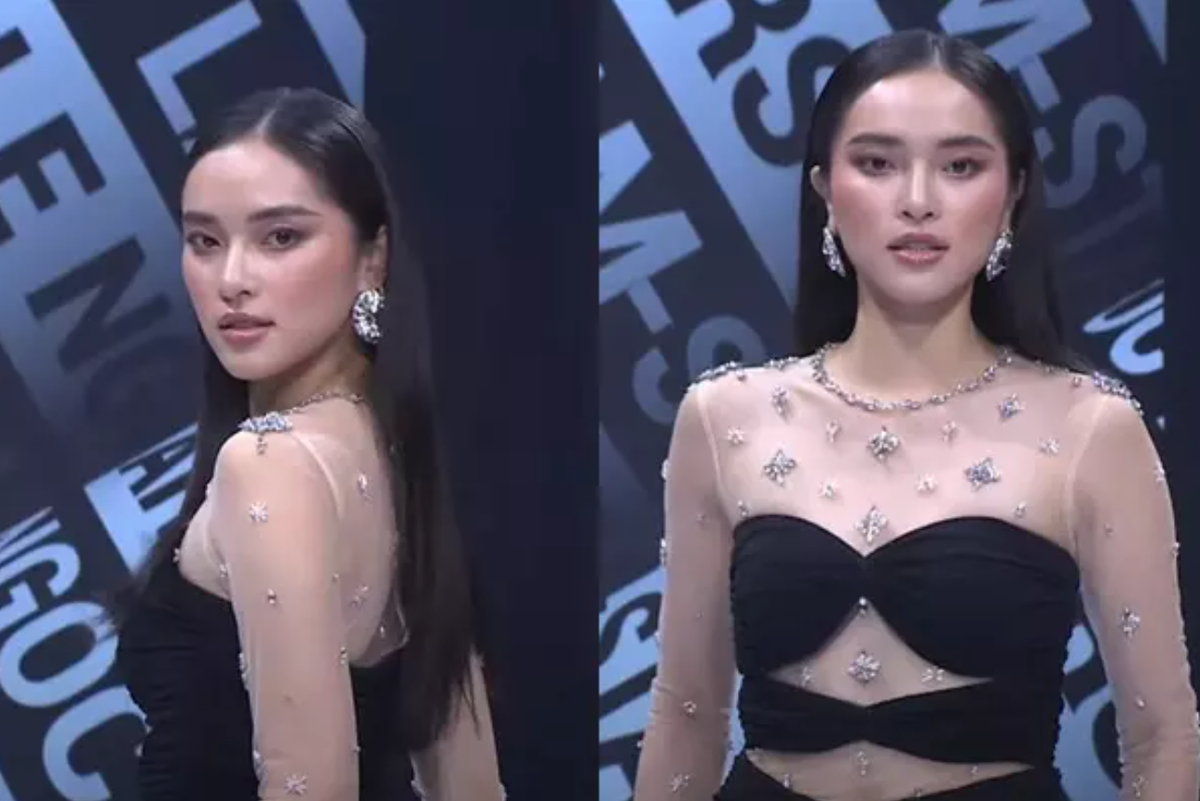 Qua camera thường cho thấy, hot girl Phạm Diệu Linh vẫn giữ được thần thái, vóc dáng ấn tượng như hình đăng trên mạng xã hội. Ngoài ra, trong Vinafashion hôm ấy, Diệu Linh cũng đã có màn trình diễn catwalk khá thu hút.