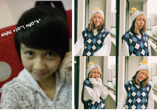 Thời điểm này những mái tóc bờm sư tử, mái xéo, chụp ảnh chu môi, hay dí sát mặt vào máy ảnh lúc chụp hình được xem là thời thượng.