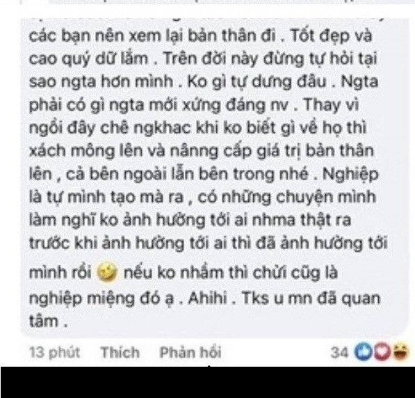 Đáng chú ý, gái xinh 2K còn khẳng định rằng: “Chuyện chồng mình xưng vợ chồng với người khác thì mình không biết các bạn nghe lấy thông tin từ đâu ra. Chứ mình khẳng định là không có rồi đó".