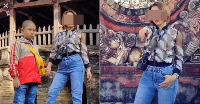 Trên trang cá nhân của mình, người phụ nữ này đăng tải rất nhiều hình ảnh mà đa phần đều hở hang, phản cảm tương tự.