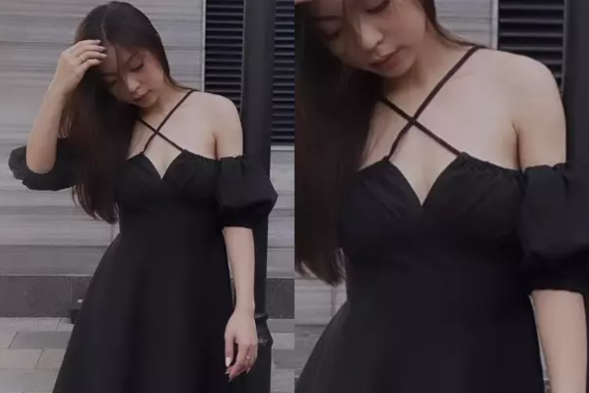 Mới đây, bạn gái cũ Quang Hải gây chú ý khi chia sẻ hình ảnh bản thân. Khoảnh khắc ghi lại, Nhật Lê mặc một chiếc váy trễ vai, khoét ngực gợi cảm.