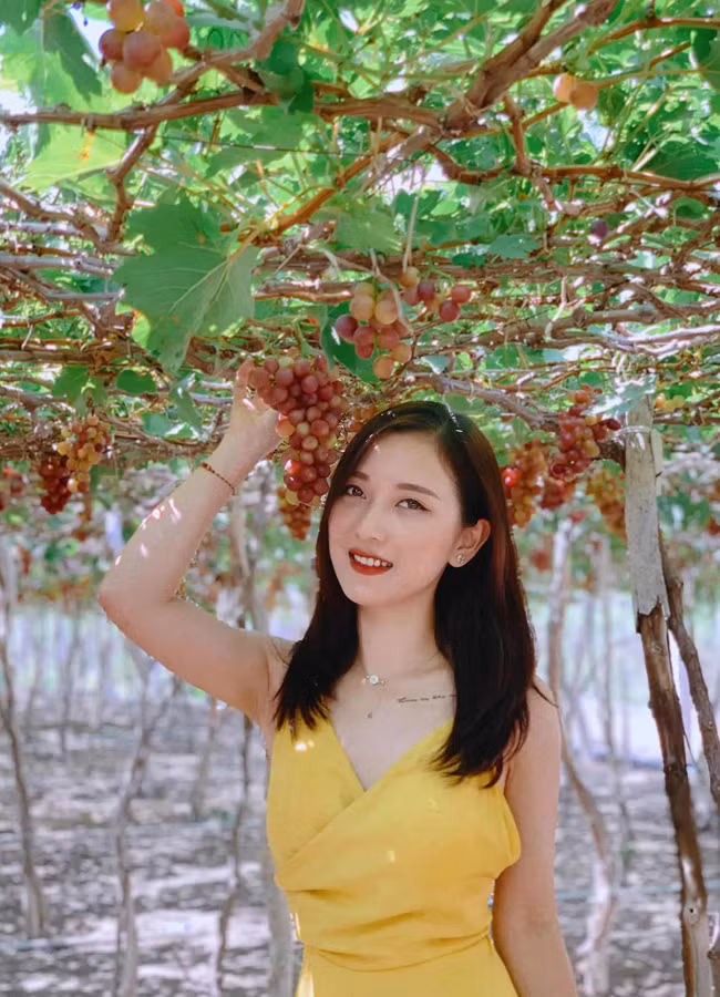 Hình ảnh cô giáo trẻ trong tà áo dài thướt tha cùng nụ cười rạng rỡ nhận được rất nhiều cảm tình từ phía phụ huynh. Ảnh: FBNV