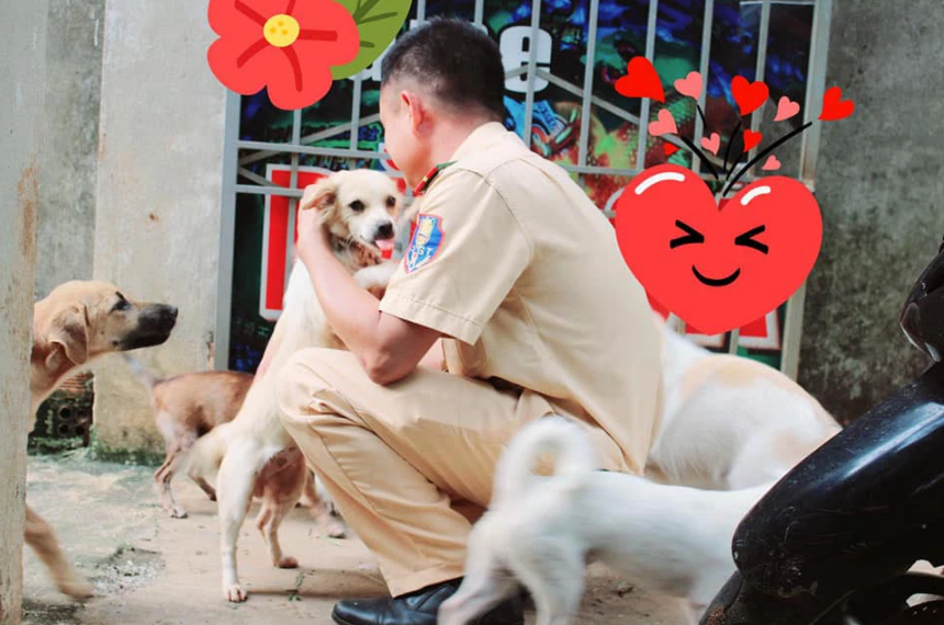 Sau lần giải cứu số chó suýt bị trộm, trong đó có một con đang mang thai và bị chích điện yếu ớt, tình yêu thương của thượng úy CSGT Lê Hùng Dương dành cho chúng ngày càng lớn. Đây cũng là lý do anh trở thành người "bao đồng", chuyên giải cứu chó mèo bị chích điện, bị đánh đập, bỏ rơi, thậm chí chuẩn bị vào lò mổ để phục vụ các quán nhậu đông khách...