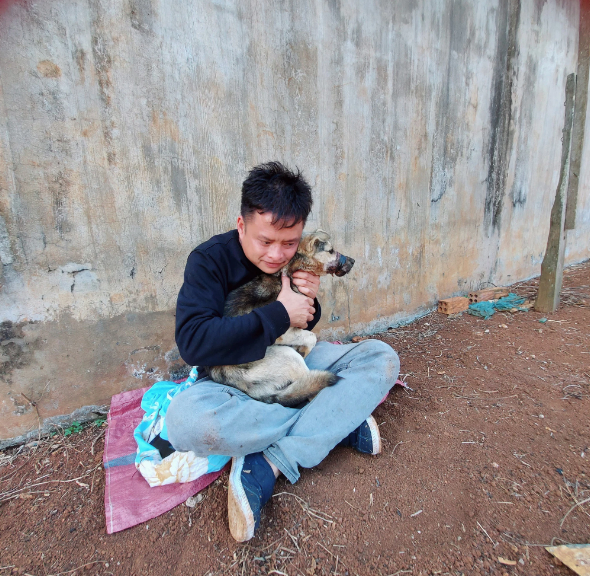 Cơ duyên đưa chiến sỹ CSGT đến với công việc bao đồng này là trong một tối đi làm về, Dương tình cờ phát hiện 2 đối tượng chạy xe máy chở theo 2 bao tải bên trong rất nhiều chó. Lúc này, do hoảng sợ, các đối tượng đã ném bao tải xuống đất rồi bỏ chạy thoát thân.