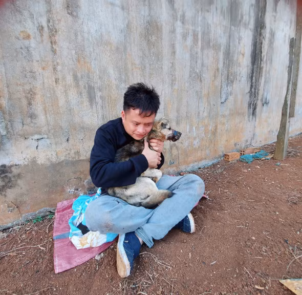 Cơ duyên đưa chiến sỹ CSGT đến với công việc bao đồng này là trong một tối đi làm về, Dương tình cờ phát hiện 2 đối tượng chạy xe máy chở theo 2 bao tải bên trong rất nhiều chó. Lúc này, do hoảng sợ, các đối tượng đã ném bao tải xuống đất rồi bỏ chạy thoát thân.