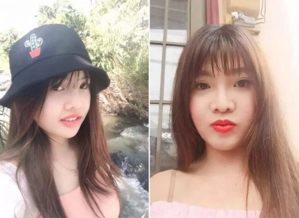 Trong hình, hiện tượng mạng sở hữu làn da xỉn màu, gương mặt cũng không được mịn màng, trắng trẻo như hiện tại. Ngoài ra, hàm răng hô và cánh mũi to khiến cô kém sắc rất nhiều.