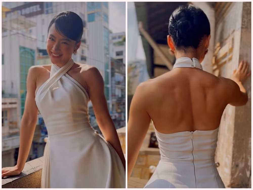 Trước đó, không ít lần "bà mẹ nhí" là chủ đề bàn tán của người hâm mộ khi đăng tải hình ảnh khoe cơ bắp tại phòng tập.