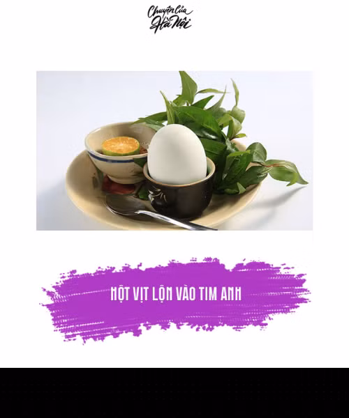 "Hột vịt lộn vào tim anh" bất giác trở thành câu thả thính đầy sự đáng yêu.