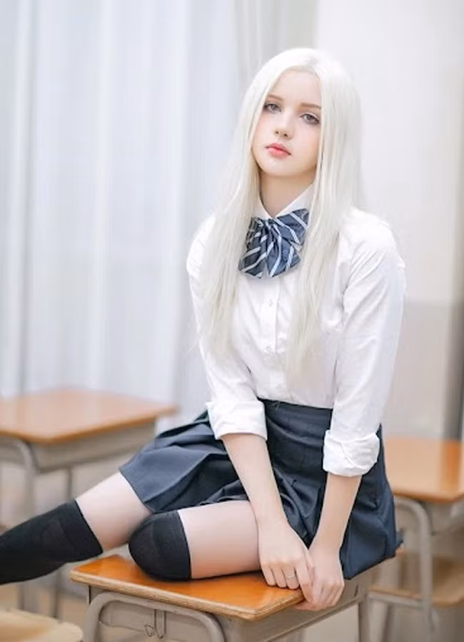 Icy Tenshi là hot girl lai 2 dòng máu Nga - Ý. Cô sinh năm 1998, theo học ngành Lịch sử nghệ thuật và Tâm lý học.