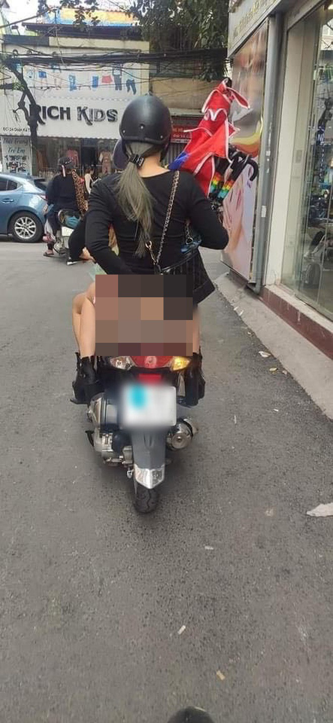 Nhiều người bày tỏ ngán ngẩm không hiểu sao cô gái có thể ăn mặc phản cảm như vậy ra đường. Ảnh: Tổng hợp