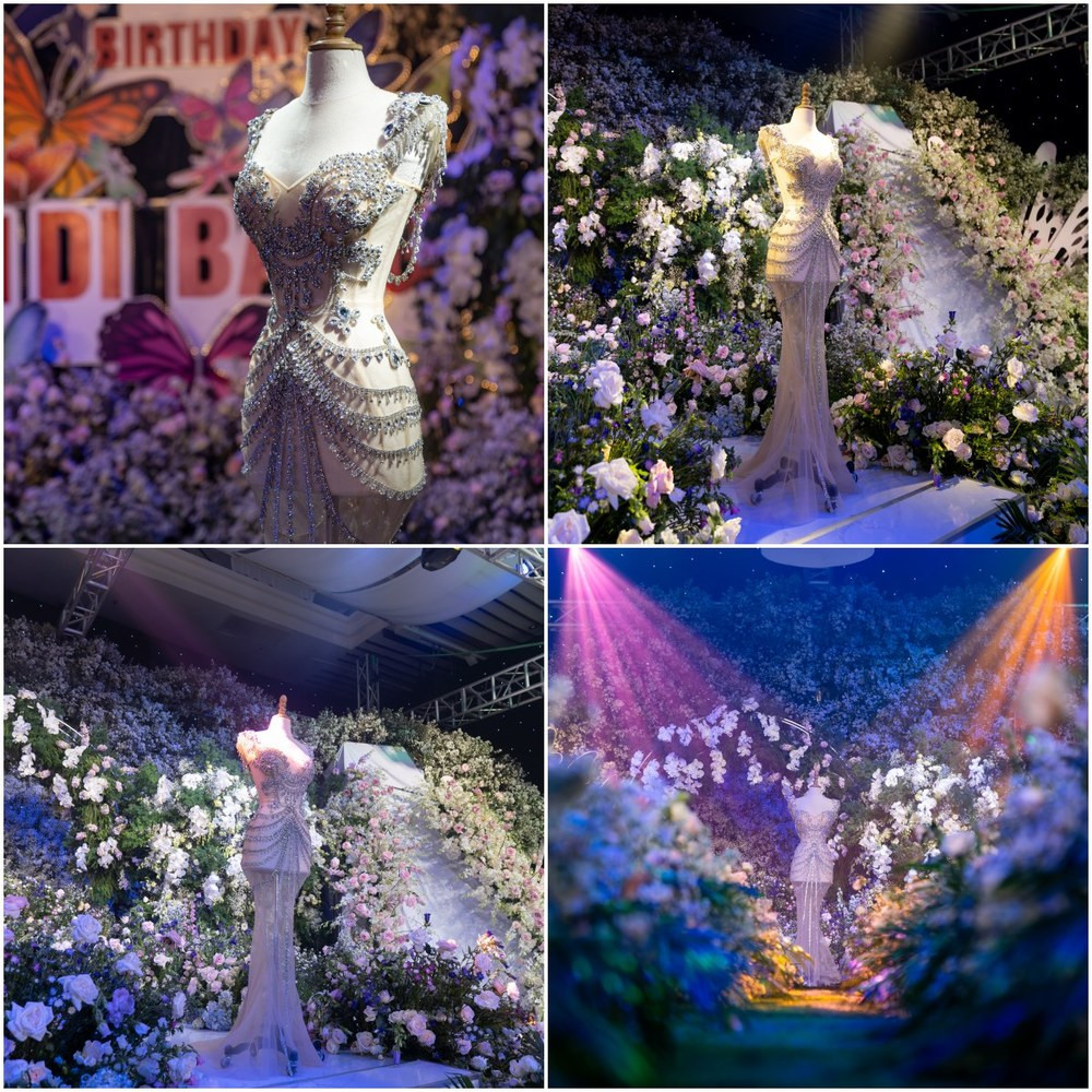 Trước đó, vào sinh nhật của Đoàn Di Băng, doanh nhân Nguyễn Quốc Vũ đã mở đại tiệc siêu to khổng lồ.