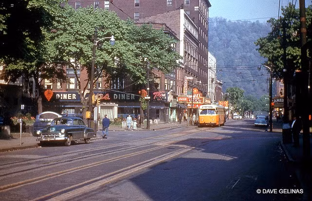 Trên một số con phố, nhiều cây xanh được trồng bên cạnh các tòa nhà cao tầng để không khí thêm trong lành.