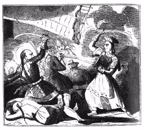 Từ khi trở thành phu phân cướp biển, Ching Shih theo chồng tham gia nhiều phi vụ tấn công, cướp bóc tàu thuyền. Ban đầu, nhóm cướp biển của vợ chồng gã chỉ có 600 hải tặc và khoảng 200 tàu cướp biển.