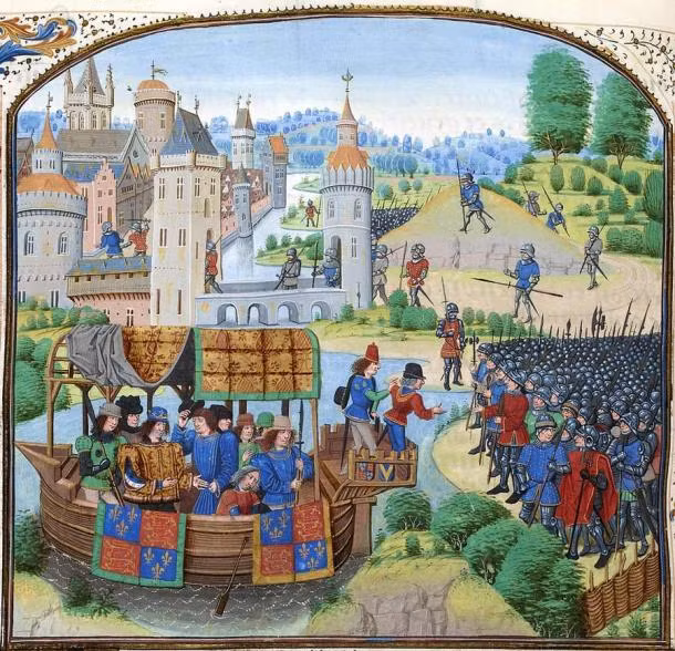 Đến năm 1376, hoàng tử Edward qua đời. Một năm sau khi con trai chết, Vua Edward III (tức cha của hoàng tử Edward) trút hơi thở cuối cùng. Theo đó, Richard II thừa kế ngai vàng từ ông nội. Ông lên ngôi vua nước Anh vào tháng 6/1377.