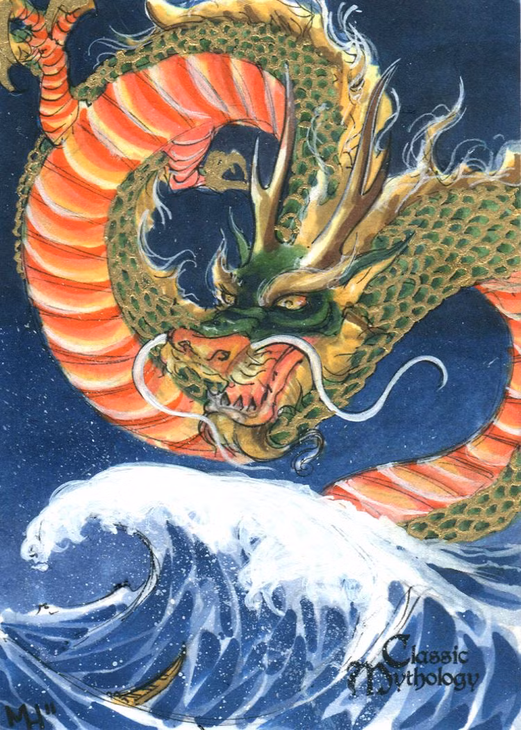 Theo truyền thuyết, thần Rồng Ryujin sống trong một cung điện nguy nga, tráng lệ dưới đáy biển.