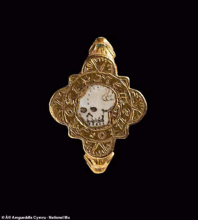 Nhà phát hiện kim loại David Balfour là người tìm thấy nhẫn vàng "Memento Mori" có khắc hình đầu lâu ở khu dân cư Carreghofa, Powys, xứ Wales. Báu vật thời Trung cổ này được mệnh danh là "Hộp kho báu 19.11". Trong tiếng Latin, "Memento Mori" là một câu thành ngữ có nghĩa "Hãy nhớ rằng ngươi sẽ phải chết".