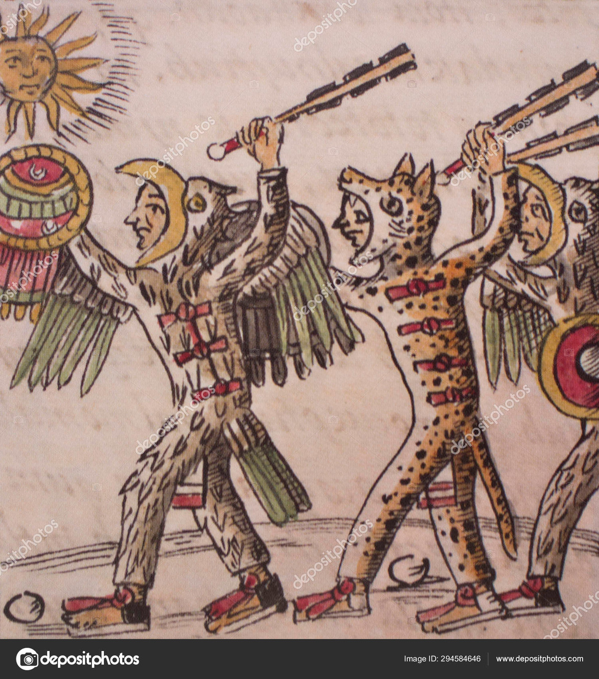 Đến khoảng năm 17 tuổi, các chàng trai Aztec được coi là người trưởng thành và bắt đầu làm nhiệm vụ chiến đấu, bắt những tù binh đầu tiên. Sau đó, chiến binh Aztec tiếp tục thực hiện các nhiệm vụ quân sự như do thám tình hình quân địch, tham gia giết địch trong các cuộc chiến...