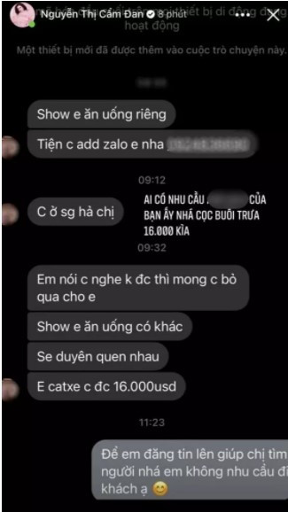 Tinh tin don cua chong cu Le Quyen cong khai tin nhan nhay cam