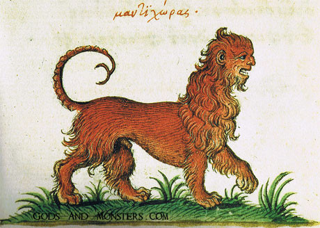 Sau khi hạ gục con mồi, Manticore sẽ thưởng thức "bữa tiệc" do nó chuẩn bị.