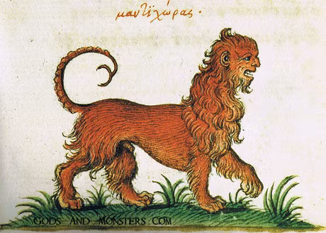 Sau khi hạ gục con mồi, Manticore sẽ thưởng thức "bữa tiệc" do nó chuẩn bị.