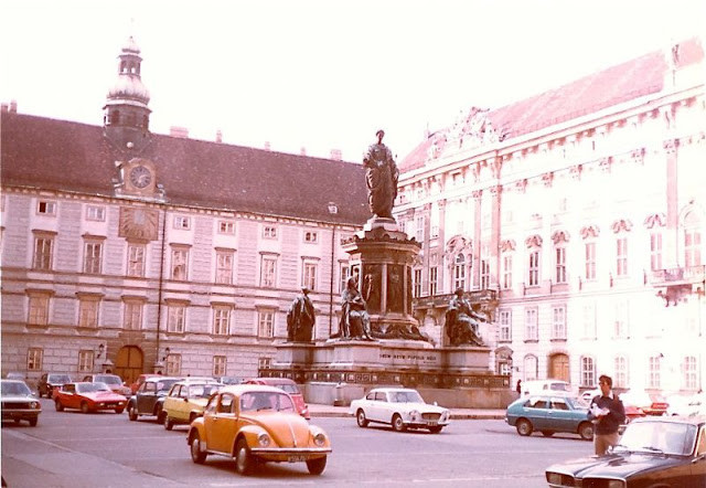 Các tòa nhà cổ kính ở thủ đô Vienna, Áo.