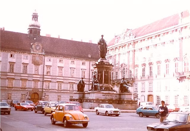 Các tòa nhà cổ kính ở thủ đô Vienna, Áo.