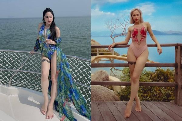 Ban gai Huynh Anh len anh nhu 1m70, thuc te 