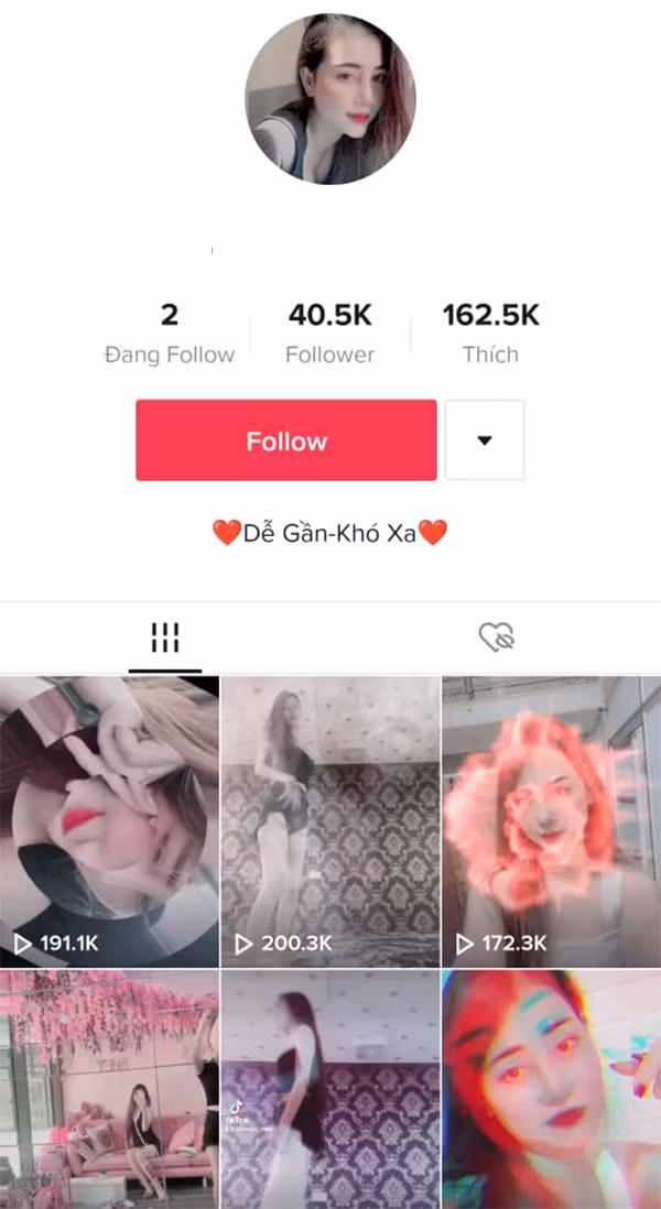 Tài khoản của Ngọc có hơn 40.000 lượt người đăng ký theo dõi và nhận được hơn 162.500 lượt thích. 