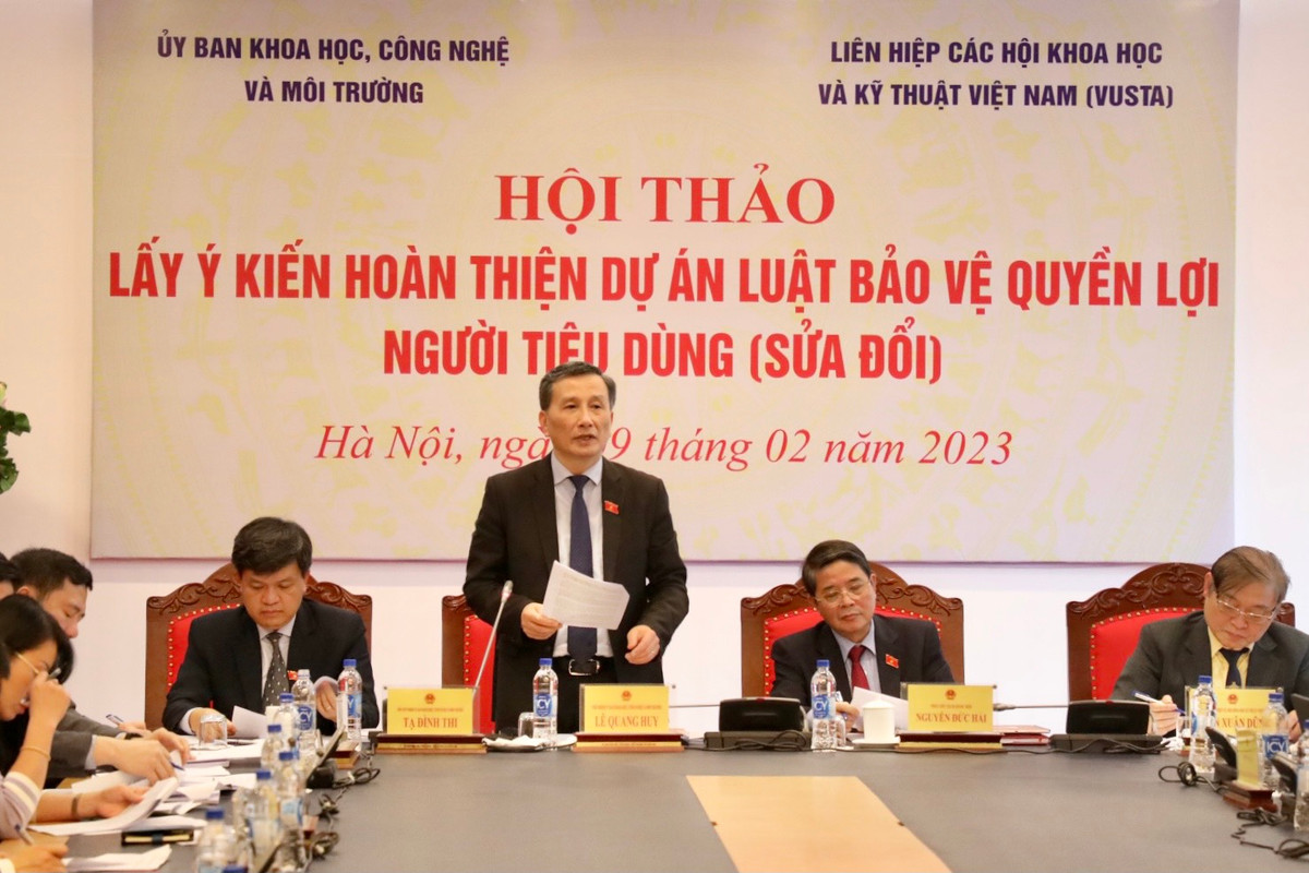 VUSTA gop y kien Luat Bao ve quyen loi nguoi tieu dung (sua doi)