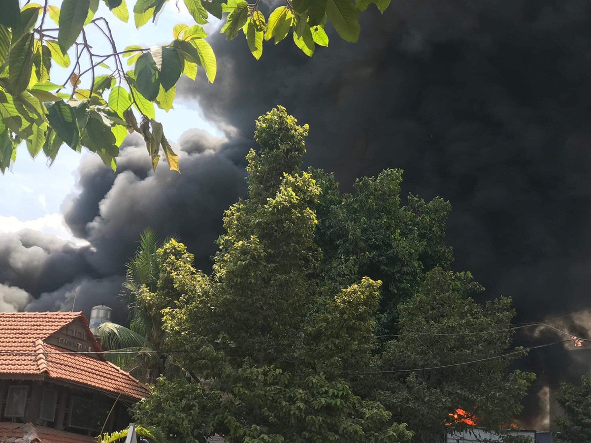 TP HCM: Cháy lớn ở gara, nhiều ô tô bị thiêu rụi - Hình 2 TP HCM: Chay lon o gara, nhieu o to bi thieu rui-Hinh-2