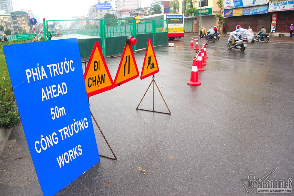 Dự kiến đến ngày 20/4 sẽ rào xong toàn bộ khu vực công trường.