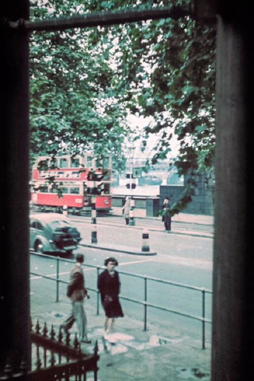 Đường phố thủ đô London trong bức ảnh chụp năm 1939.