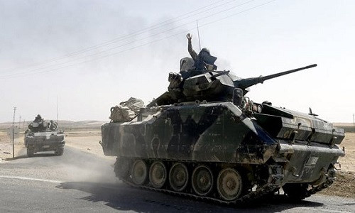 Tho Nhi Ky lai na phao don dap vao nguoi Kurd o Syria