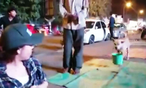 Su that clip “Cho xach xo di an xin cung chu” o Sai Gon