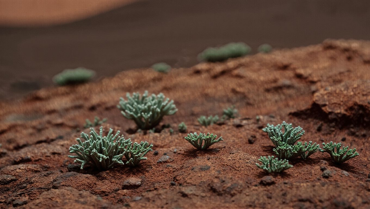 Trong thí nghiệm, ngay cả khi Mặt Trời đạt mức bức xạ cao nhất, phần nấm của địa y vẫn không bị ảnh hưởng đáng kể.(Ảnh: Techno-Science)