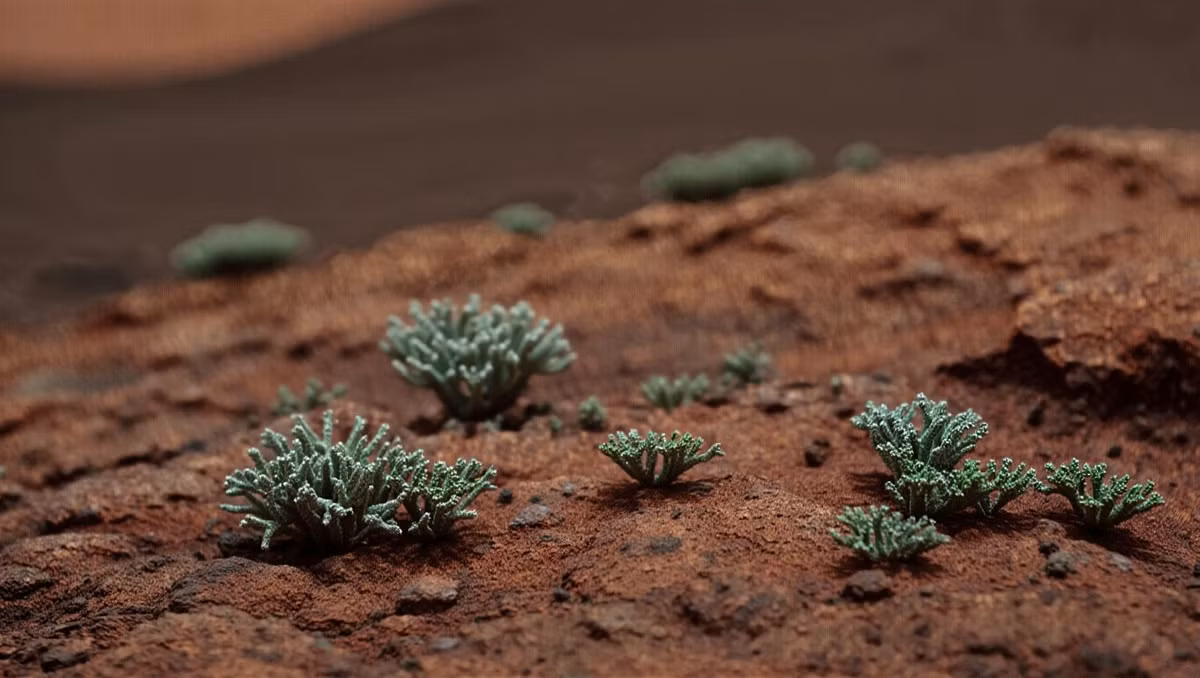 Trong thí nghiệm, ngay cả khi Mặt Trời đạt mức bức xạ cao nhất, phần nấm của địa y vẫn không bị ảnh hưởng đáng kể.(Ảnh: Techno-Science)