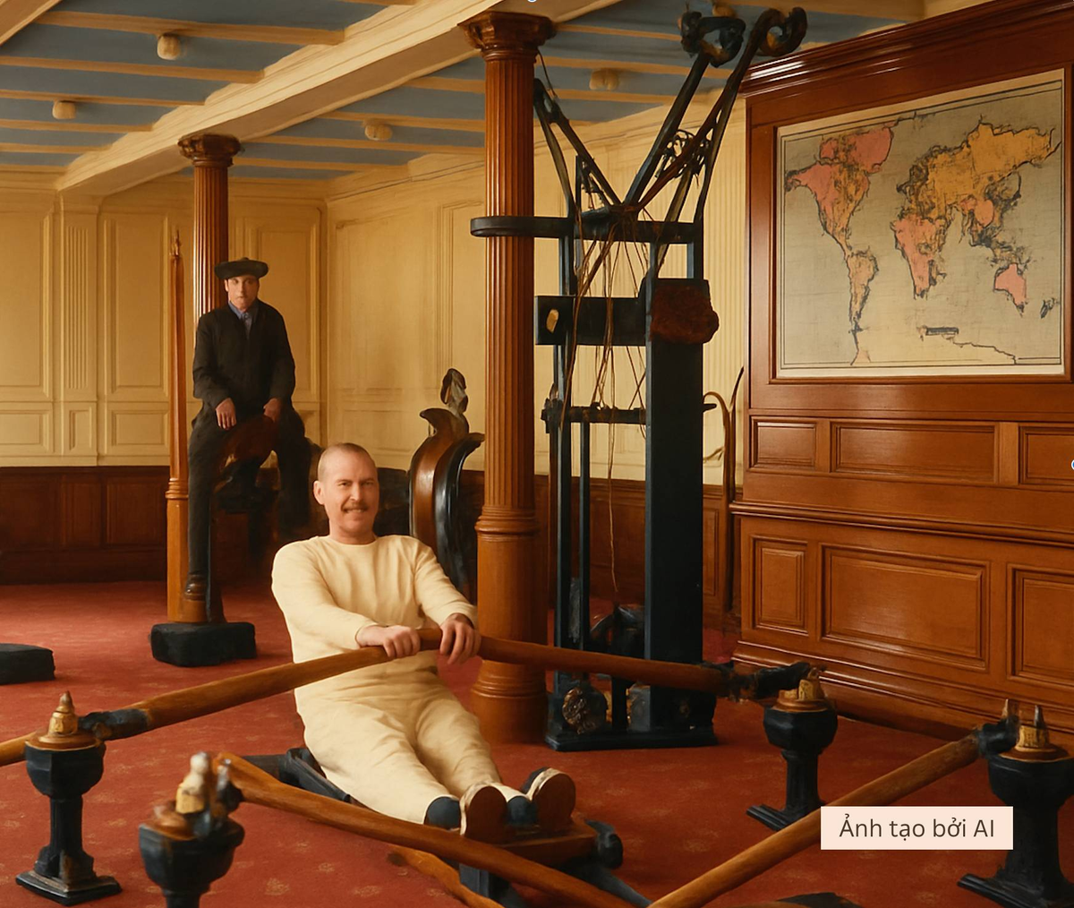 Dù đã có nhiều cảnh báo về băng trôi, con tàu vẫn giữ tốc độ cao. Vào đêm yên ắng, Titanic va phải một tảng băng khổng lồ khiến sáu khoang bị ngập nước. (Ảnh: Thanh niên Việt)