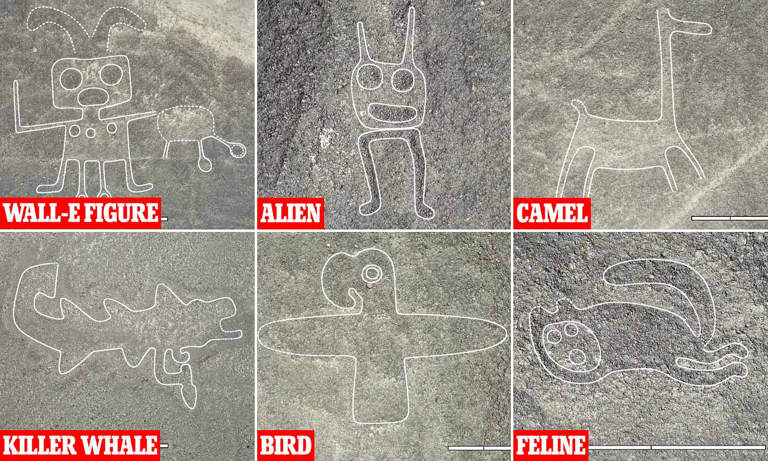 Nhờ trí tuệ nhân tạo, các nhà nghiên cứu lần đầu tiên vẽ được bản đồ nghi lễ của người Nazca, nơi hình vẽ có thể đóng vai trò như sách giáo khoa cổ.(Ảnh: MSN)
