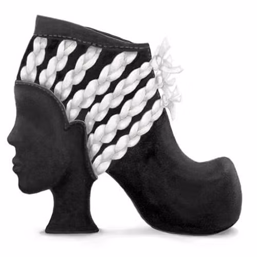 Kiểu giày có cấu trúc được mô phỏng từ những bức tượng nổi tiếng trong văn hóa Hy Lạp cổ đại.