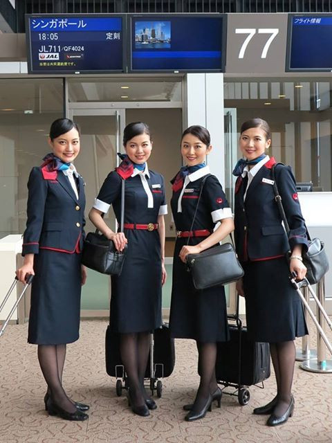Nét xinh đẹp của nữ tiếp viên hãng hàng không Nhật Japan Airlines.