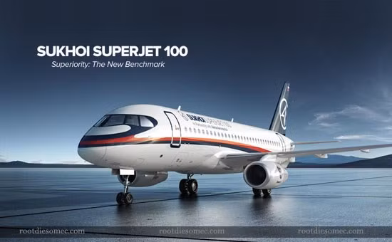 Sukhoi Superjet 100 thực hiện chuyến bay chở khách thương mại đầu tiên vào ngày 21/4/2011 khởi hành từ Yerevan tới Moscow (Liên bang Nga).
