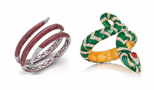 Những mẫu vòng tay có màu sắc và kiểu dáng khá đa dạng.