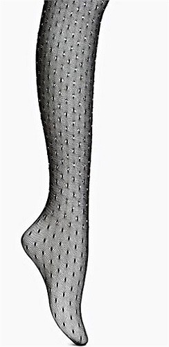 Đôi tất chân đính pha lê nổi tiếng do nhà thiết kế mới của Yves Saint Laurent sáng tạo nên - giá 675 bảng (hơn 23 triệu đồng).