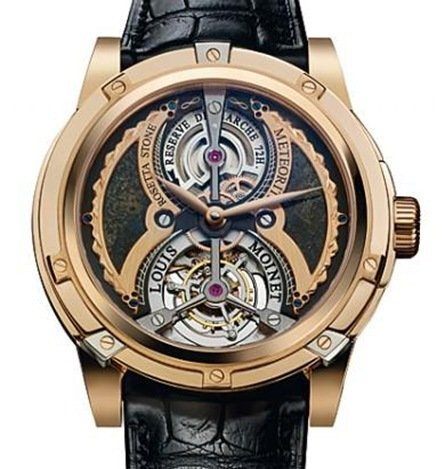 9. Louis Moinet Meteoris, giá 4,6 triệu USD: Sự độc đáo của siêu phẩm này là mặt đồng hồ Louis Moinet Meteoris được làm bằng thiên thạch.