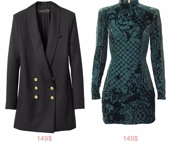 Thiết kế áo khoác dáng dài và chiếc váy cùng có giá 149 USD (khoảng 3,3 triệu đồng).