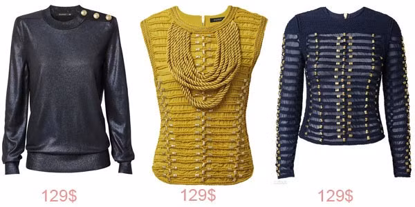 Các mẫu áo có giá 129 USD (khoảng 2.8 triệu đồng).