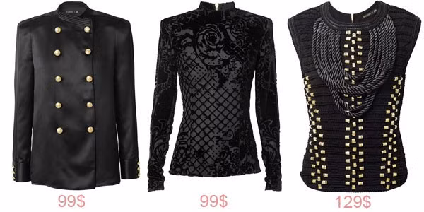 Hai mẫu áo đầu có giá 99 USD (khoảng 2,2 triệu đồng), trong khi mẫu còn lại có giá 129 USD (khoảng 2,8 triệu đồng).